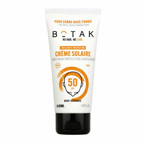 Botak Crème Solaire pour Crâne Rasé/Tondu - SPF 50 - POMGO