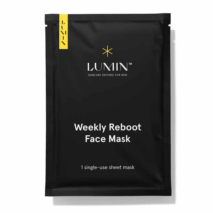 Lumin Masque Visage Weekly Reboot (10 unités) - POMGO