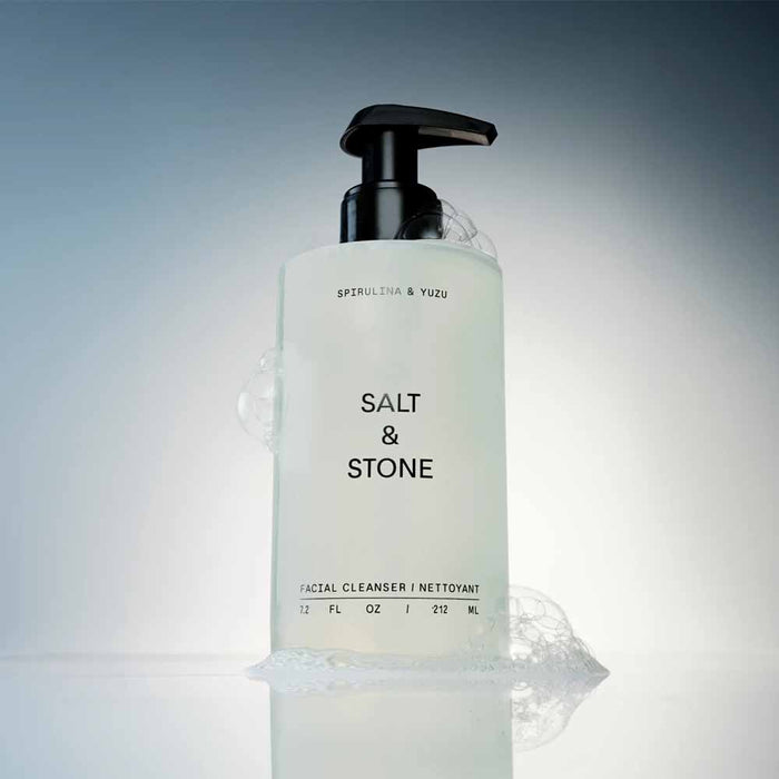 Salt & Stone Nettoyant pour le Visage - Spiruline & Yuzu - POMGO