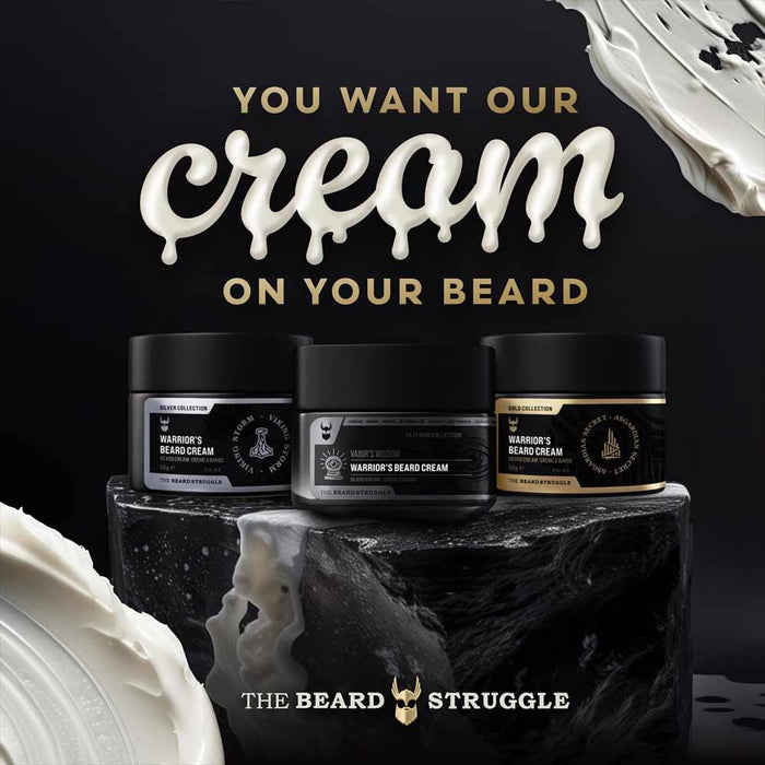 The Beard Struggle Warrior's Beard Cream - Vanir's Wisdom - POMGO