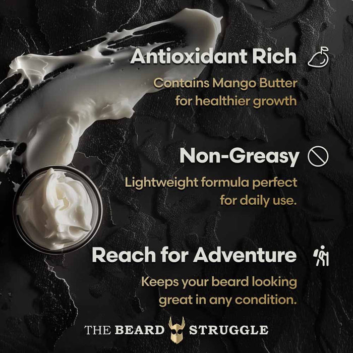 The Beard Struggle Warrior's Beard Cream - Vanir's Wisdom - POMGO