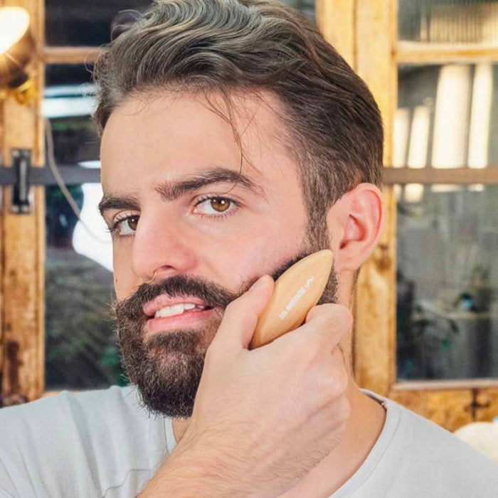 Big Moustache Brosse à Barbe Fabriquée en France - POMGO