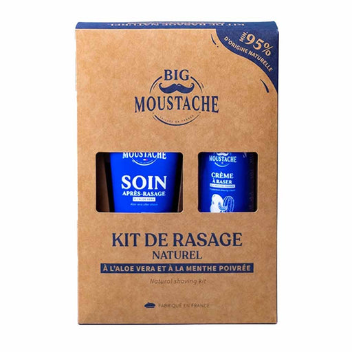 Big Moustache Kit de Rasage Naturel - POMGO
