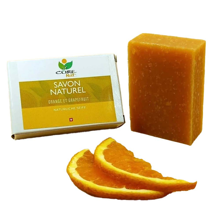 CureNat Savon Naturel (Orange & Grapefruit) - POMGO