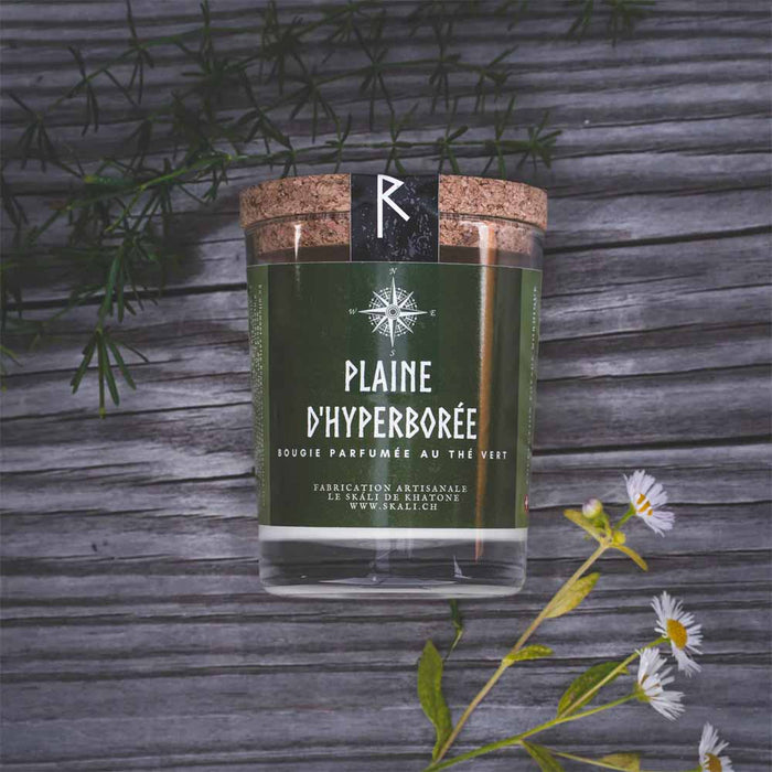 Le Skàli de Khatone Bougie Parfumée - Plaine d'Hyperborée (Thé Vert) - POMGO
