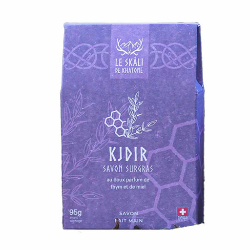 Le Skàli de Khatone Kjdir - Savon Purifiant au Doux Parfum de Thym, de Miel et d'Épices - POMGO