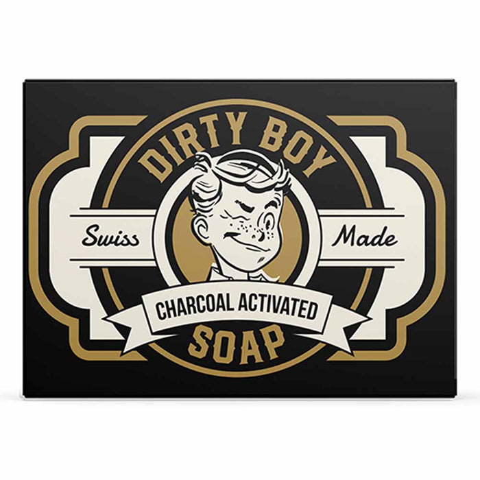 Mootes Savon en Barre "Dirty Boy" - Charbon Actif - POMGO