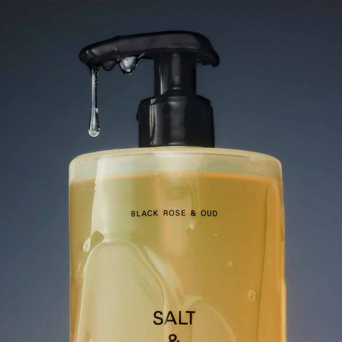 Salt & Stone Gel Douche (Black Rose & Oud) - POMGO
