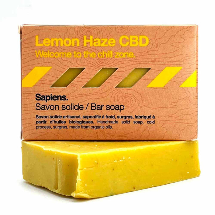 Sapiens Savon Solide - Lemon Haze CBD - POMGO